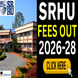 SRHU Fee Structure 2026 Released @srhu.edu.in; Check Programme-wise Fees Here
